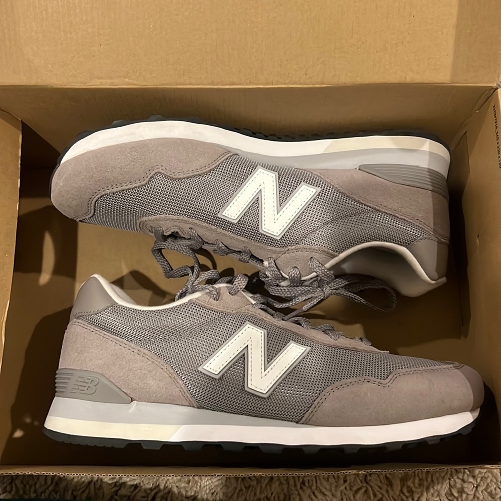 Gray New Balances